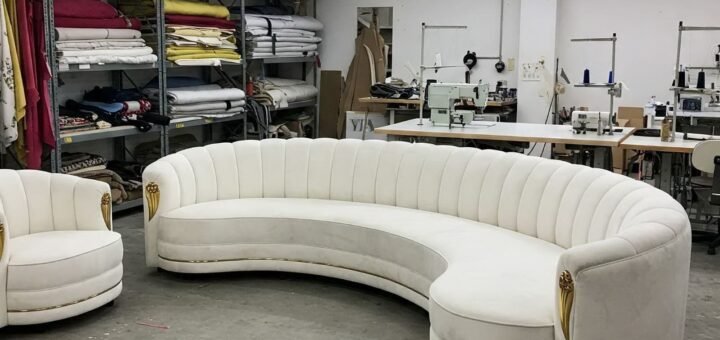 радіусні дивани для вітальні