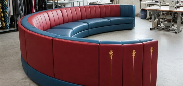 напівкруглі дивани для кафе