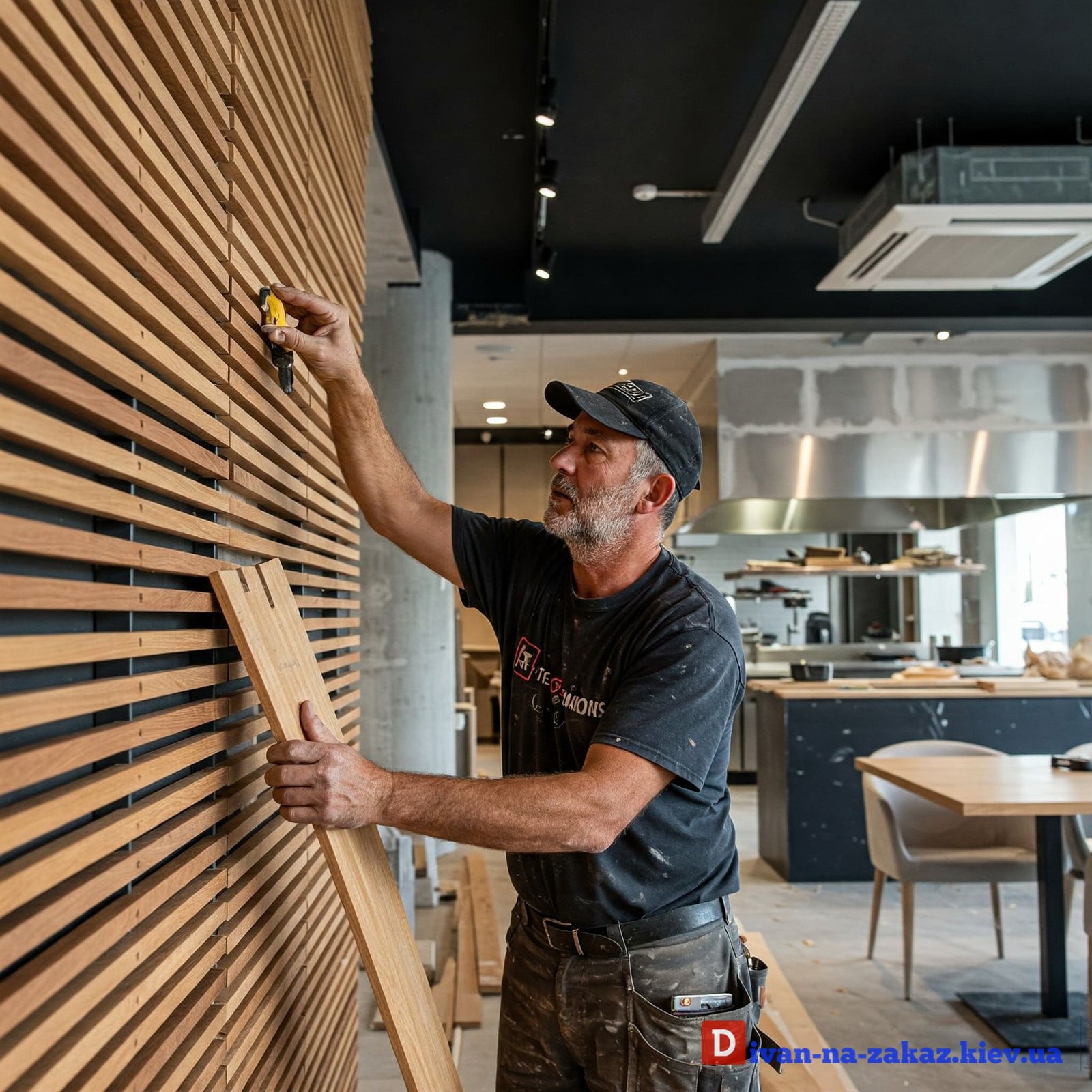 Деревянные перегородки и стеновые панели в Буче