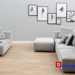 дизайнерский белый модульный диван под заказ