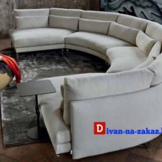 изготовление круглой мягкой мебели Вишневое