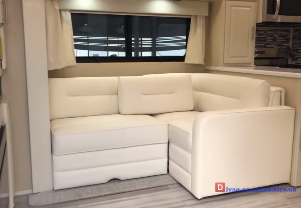 угловой диван на яхту под заказ
