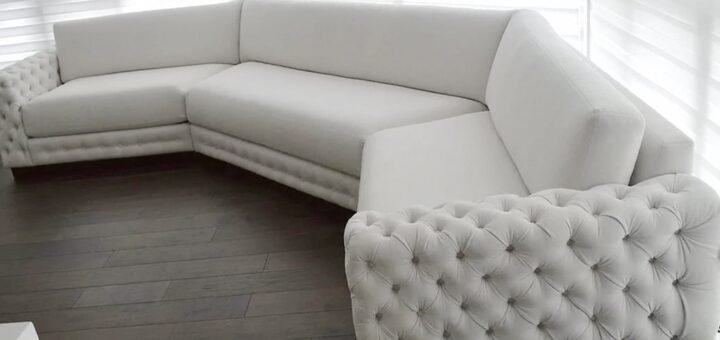 радиусный модульный офисный диван