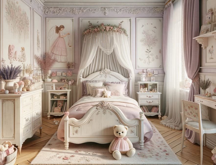 спальня для девочки в стиле Прованс
