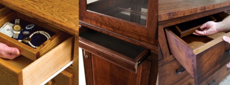 hiding place in furniture